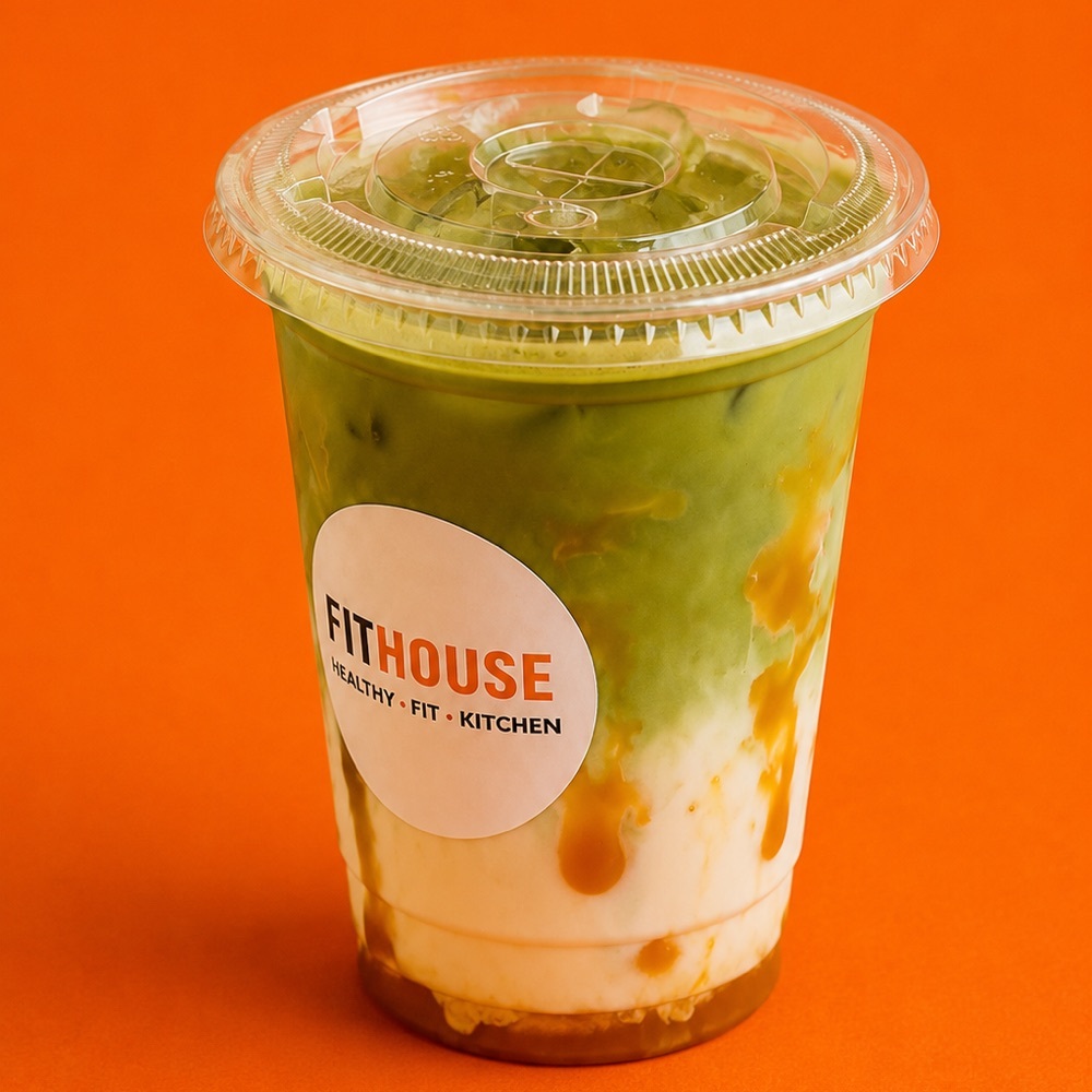 Iced Mango Matcha Latte