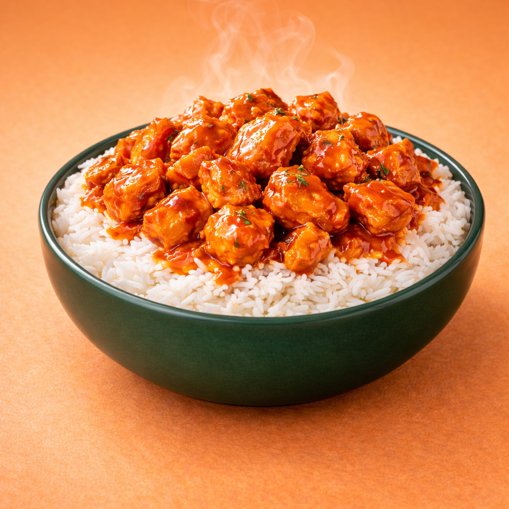 Buffalo Soslu Tavuklu Pilav