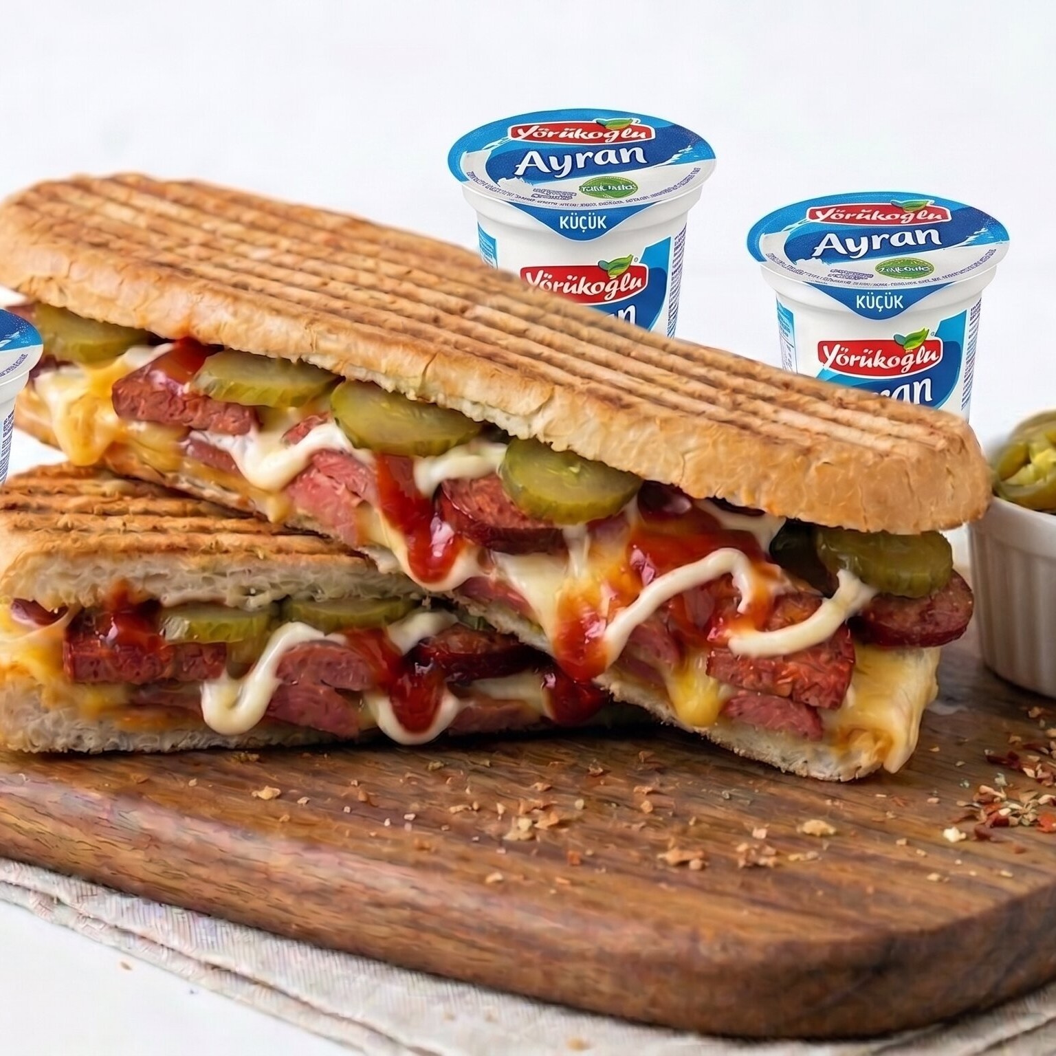 3'lü Atom Tost Menü