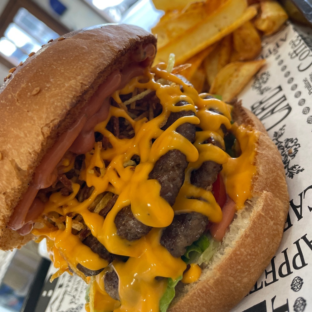 Double Chesse Burger Menü