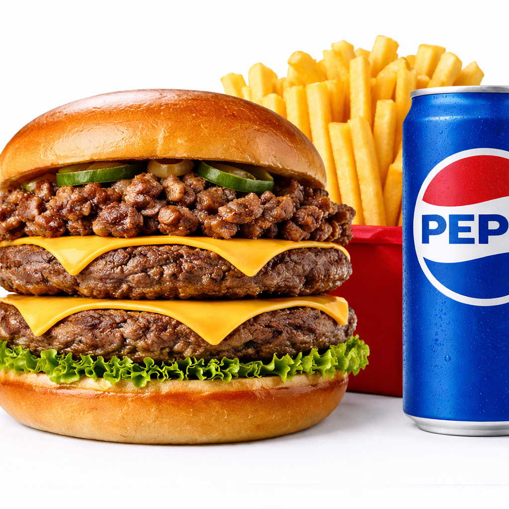 Dubleks Mr Special Burger Menü