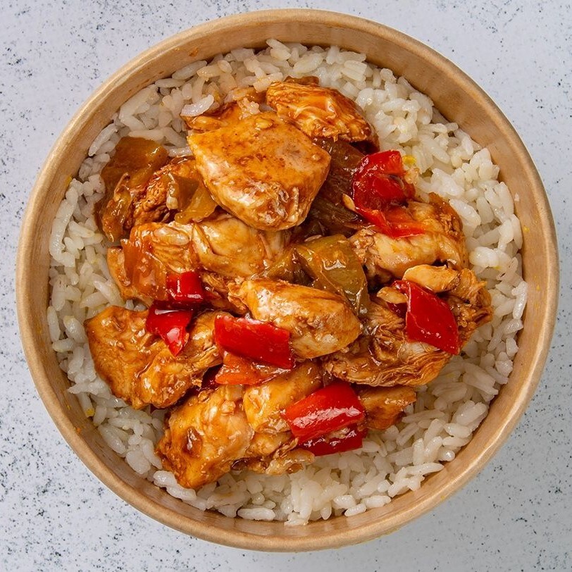 Sporcu Menü Pilav Üstü Barbekü Soslu Tavuk
