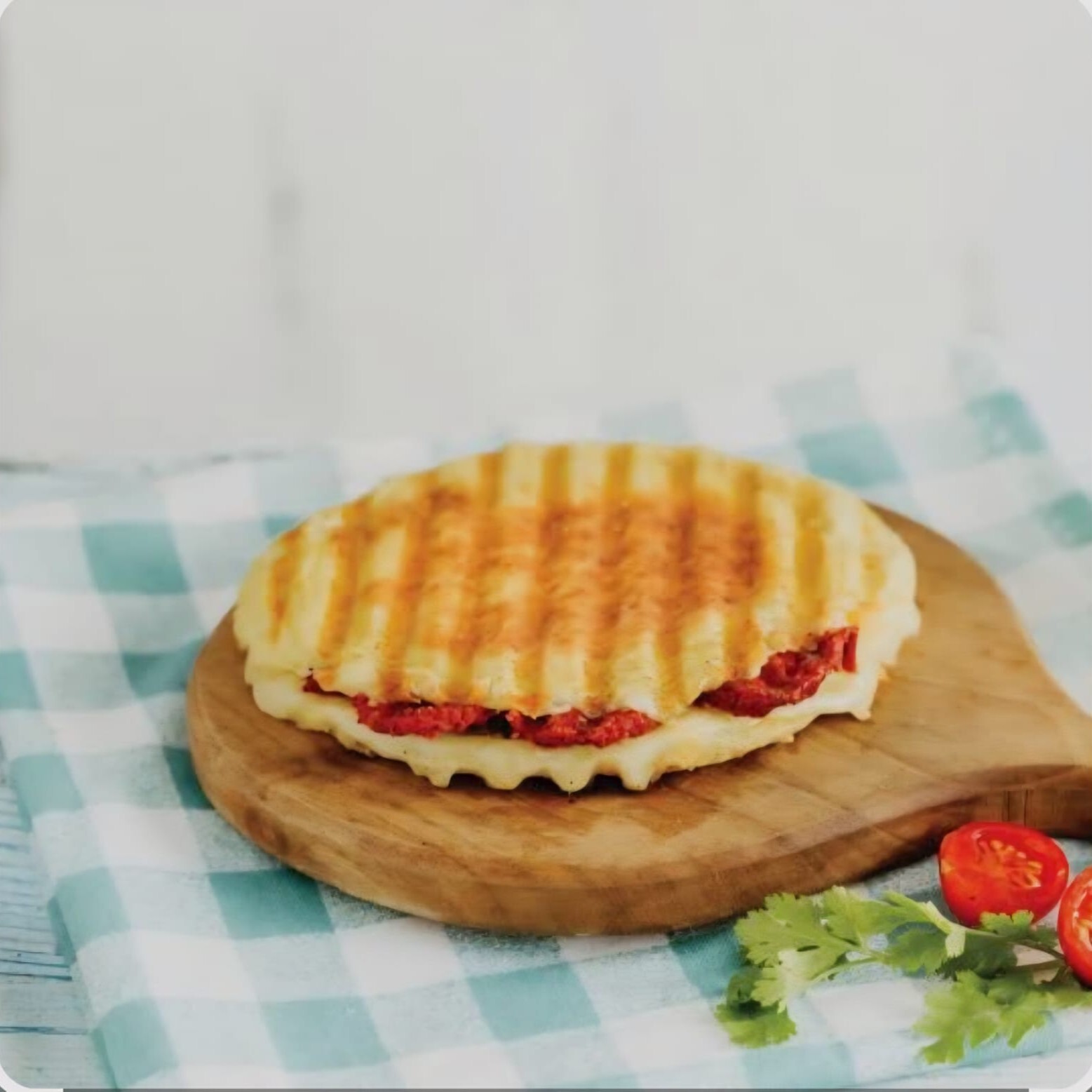Sucuklu Bazlama Tost