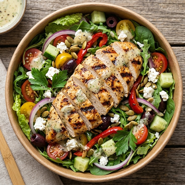 Izgara Tavuklu Salata