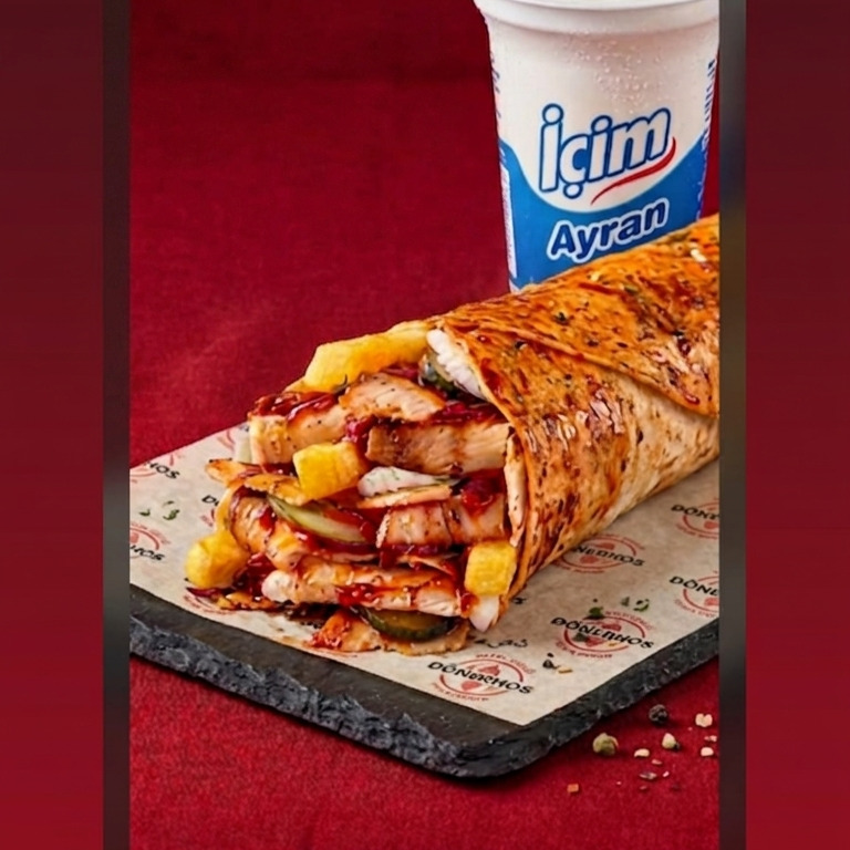 Tavuk Döner XLarge Dürüm+Ayran