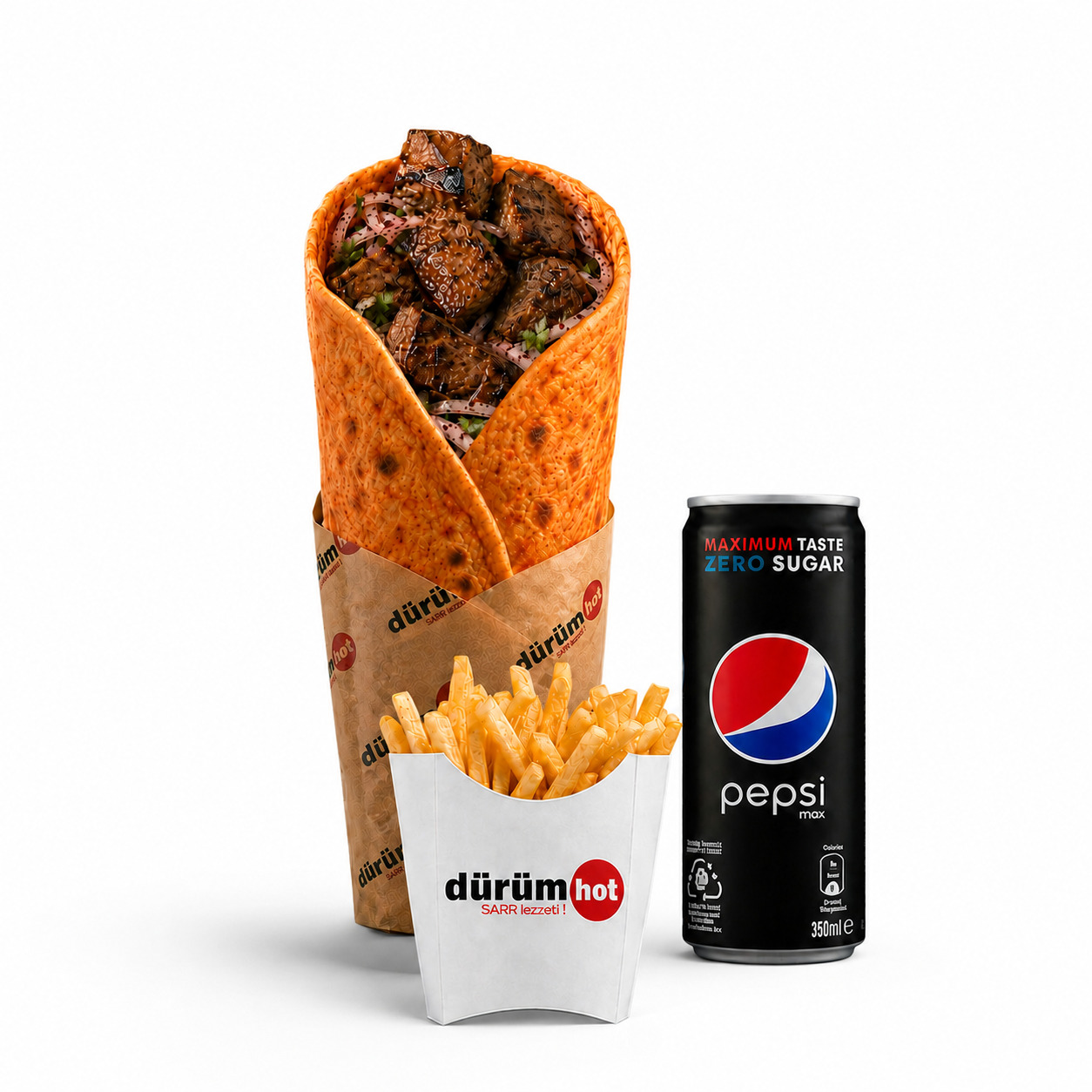 Combo Ciğer Şiş Dürüm Menü