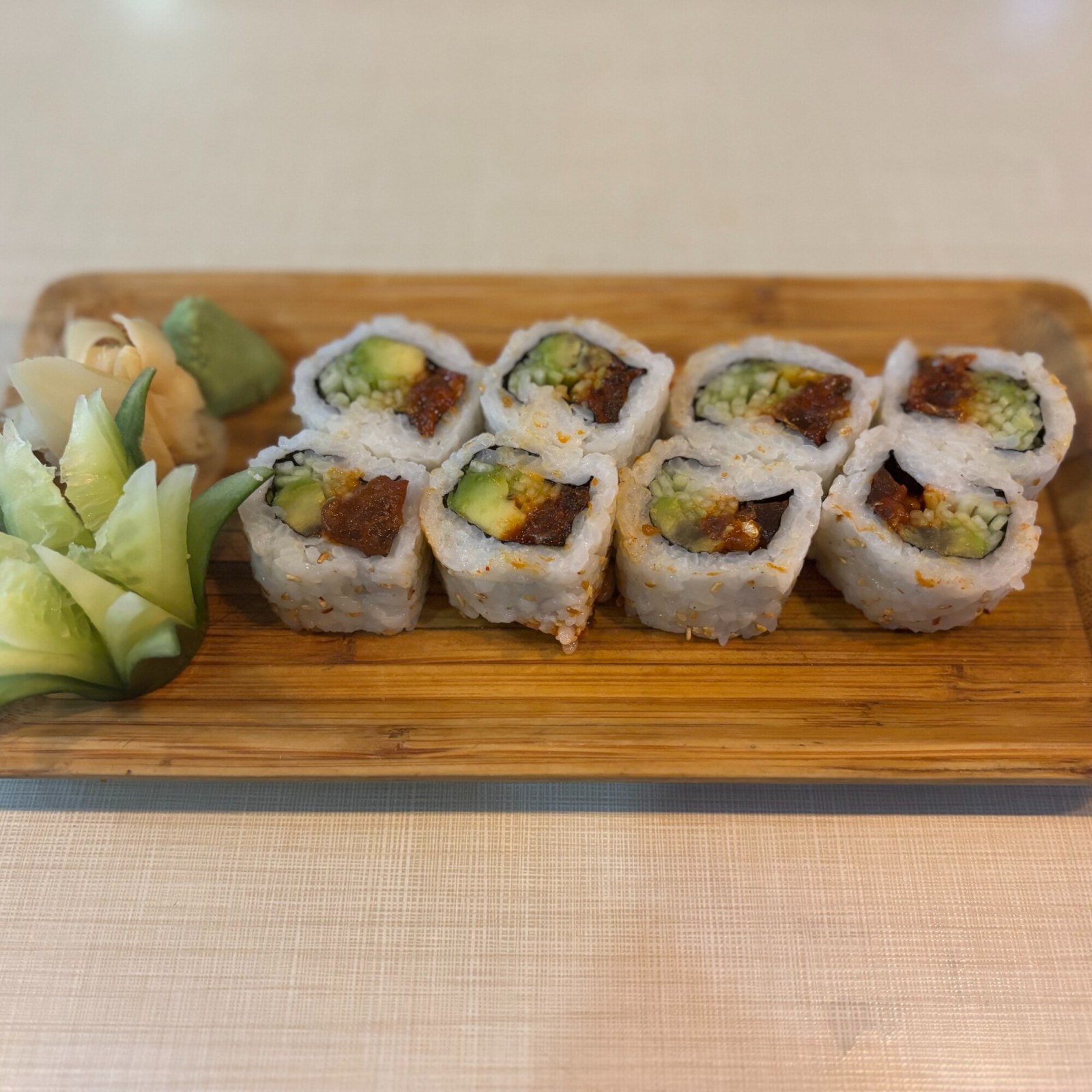 143. Spicy Sake Inside Out Roll