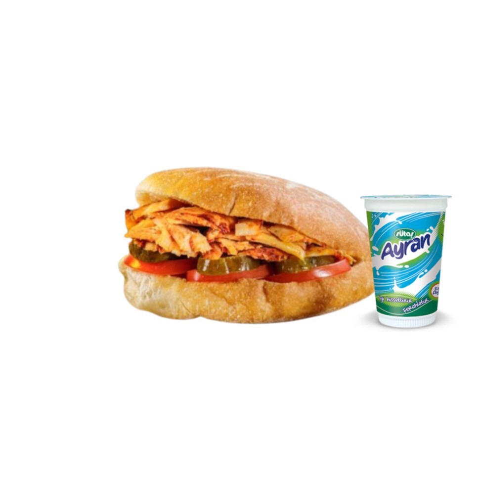 Tam Ekmek Arası Tavuk Döner Menü