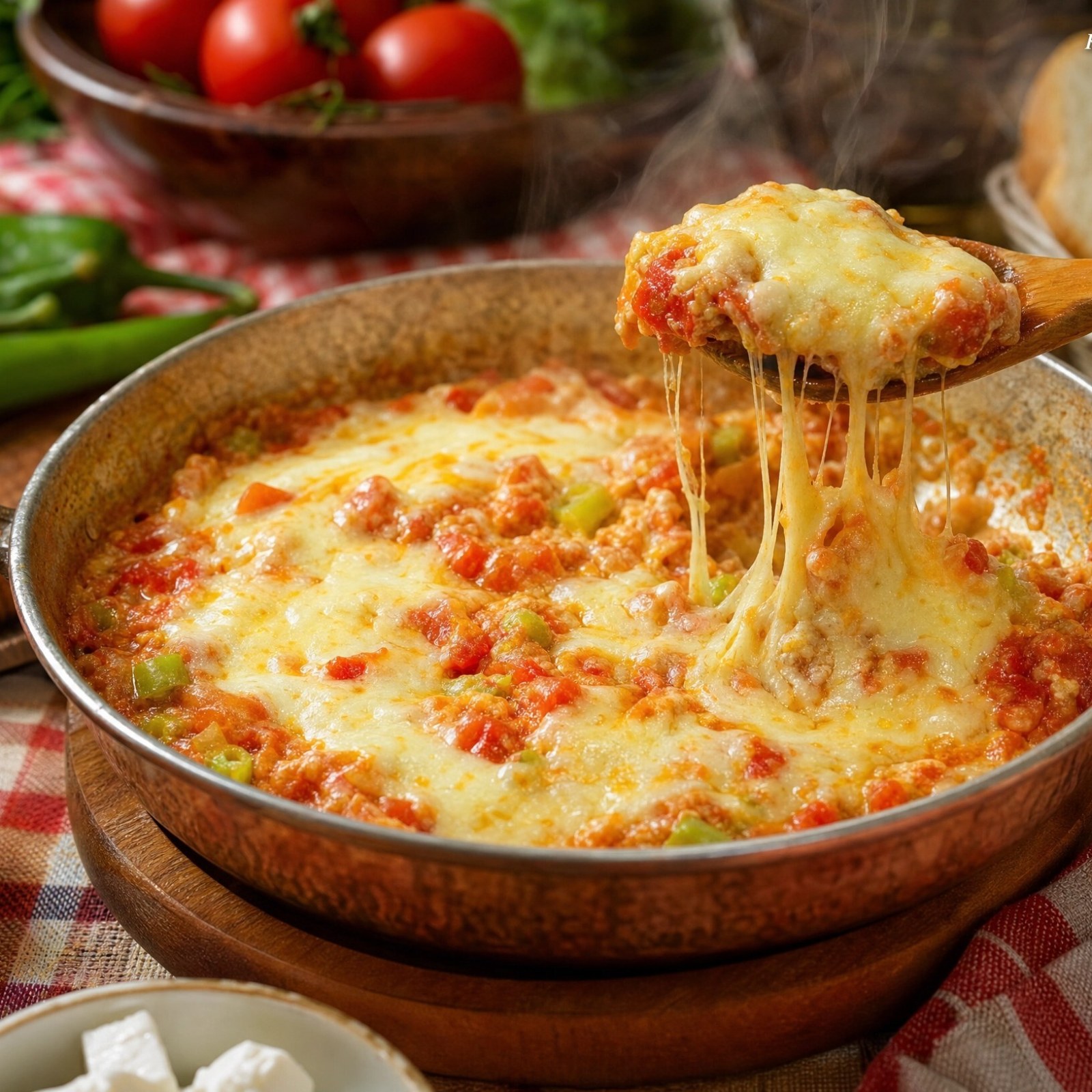 Kaşarlı Menemen