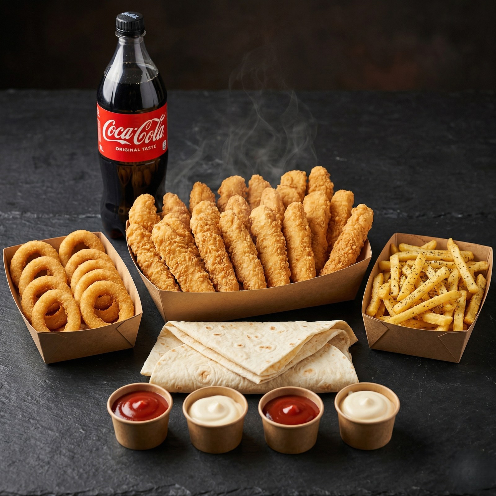 Çıtır Tavuk Menü (500 g) -Crispy Chicken Menu (500 g)