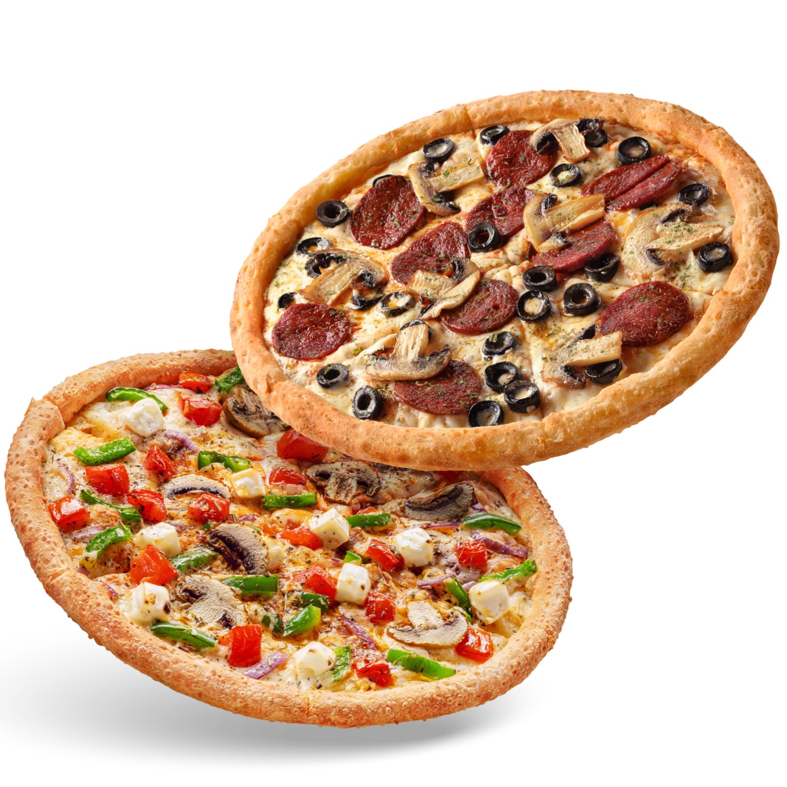 2 Orta Boy Pizza