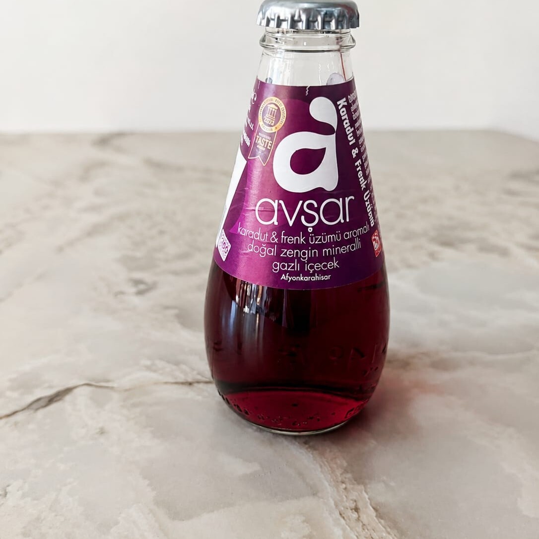 Avşar Karadut ve Frenk Üzümlü Soda 200 ml
