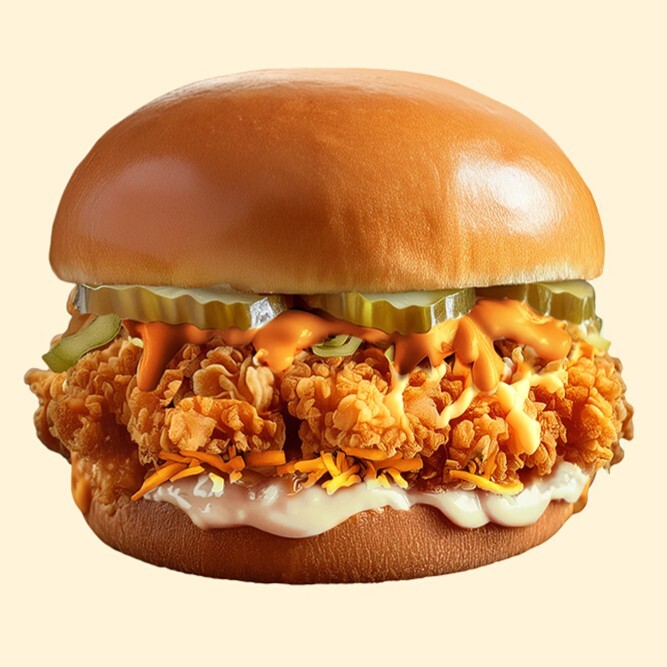 Sarımsaklı Chitir Burger Menü