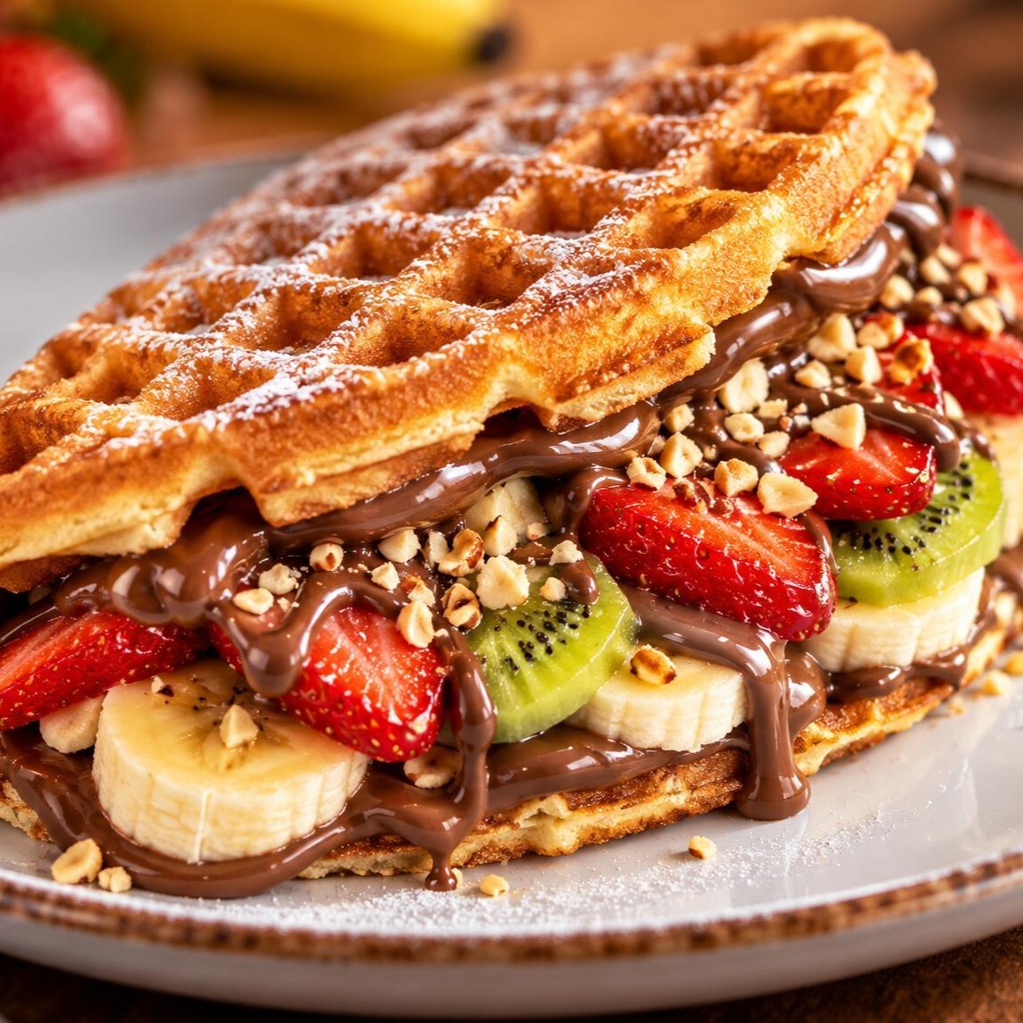 2'li Waffle Sandviç