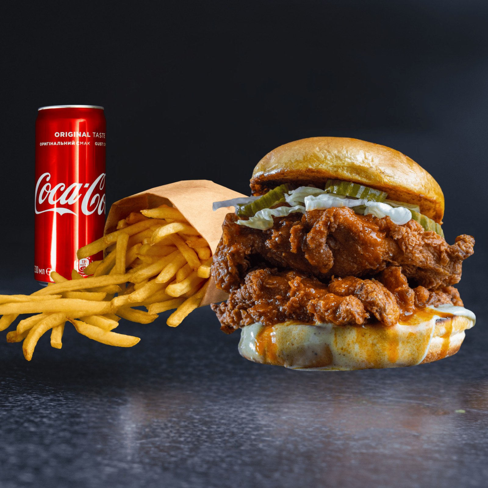 Çıtır Tavuk Burger Menü