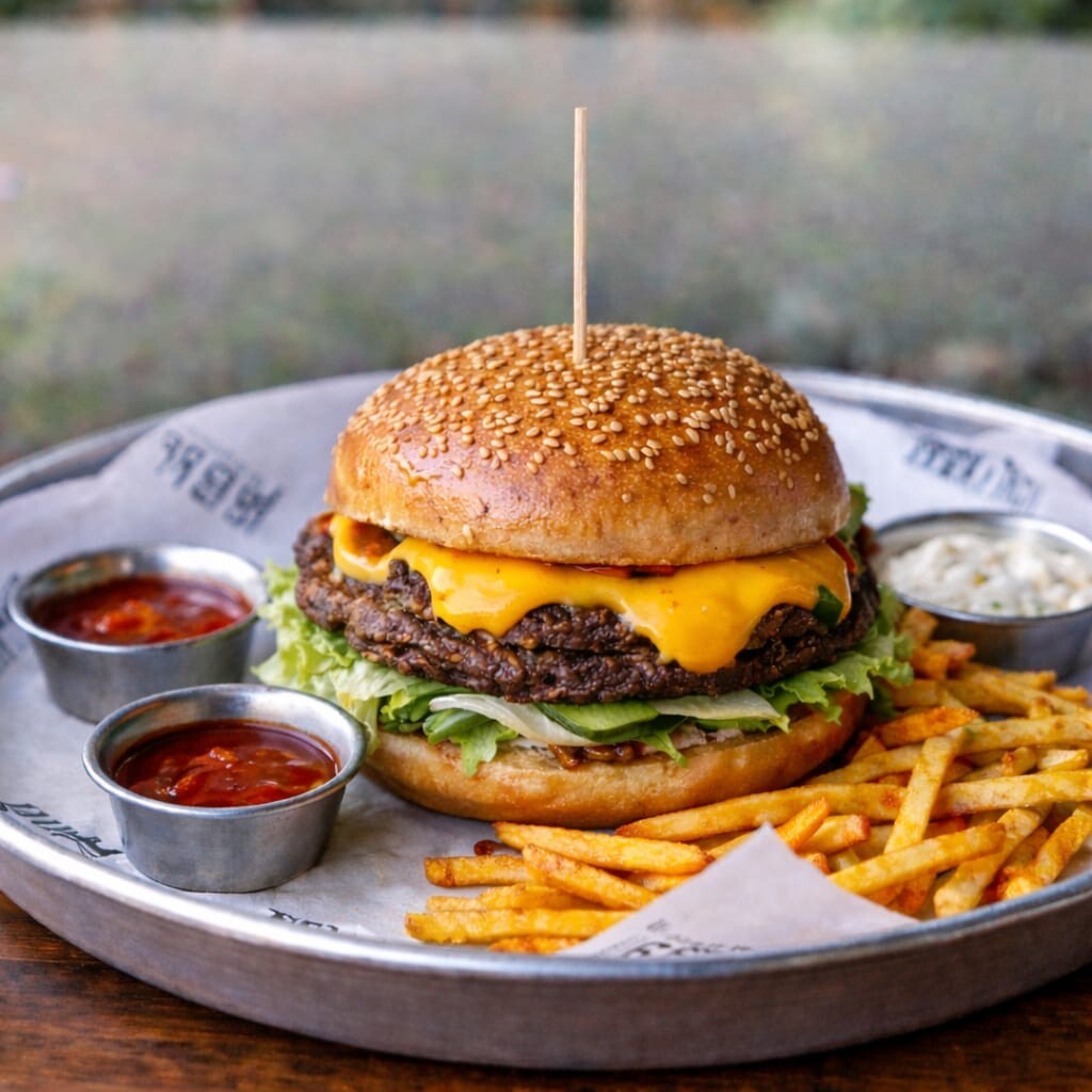Cheddar Soslu Burger