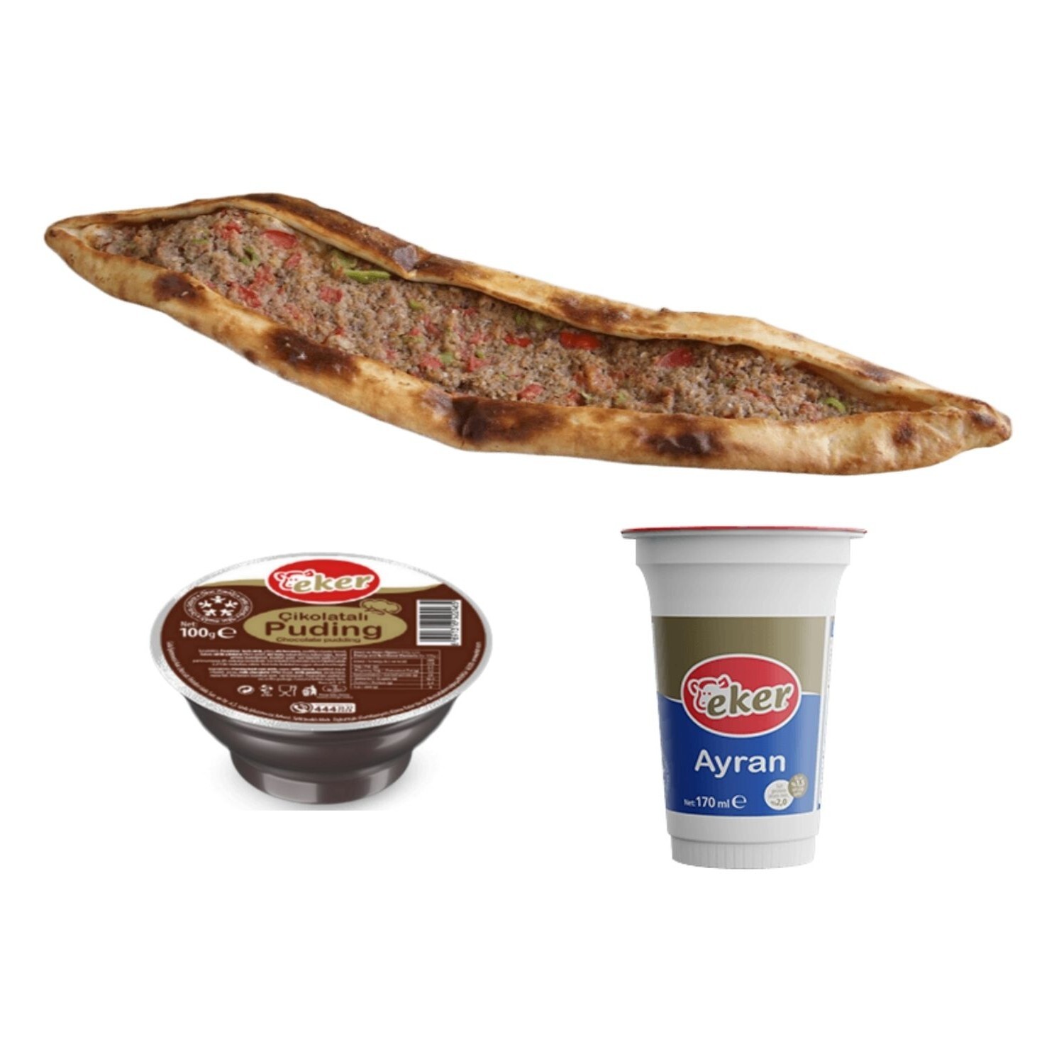 Eker Kıymalı Pide Menü