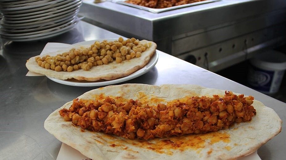 Pide Nohut Dürüm acılı