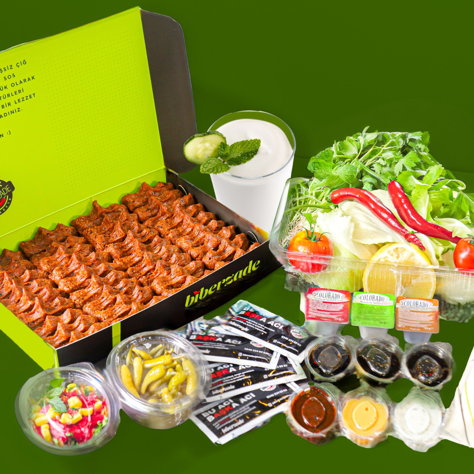 XL (600 Gr) Çiğköfte Menü