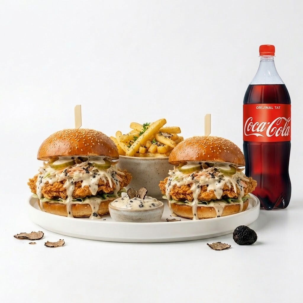 2 Kişilik Avantajlı Trüflü Burger Menü