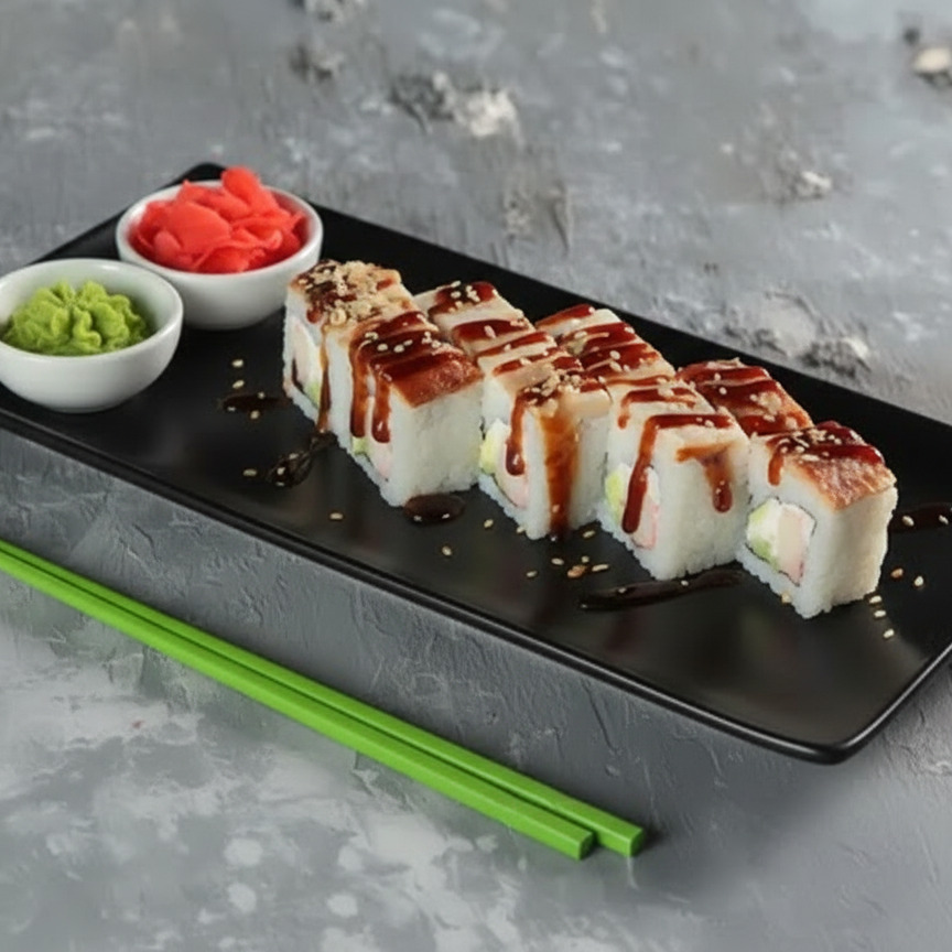 Dragon Roll (8 Prc)
