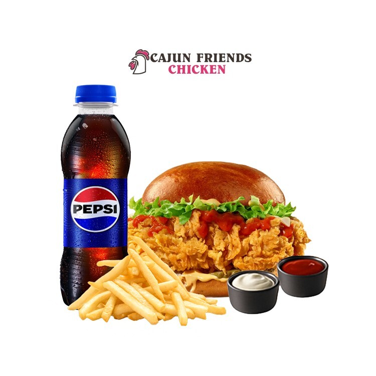 Acılı Tenders Burger Menü