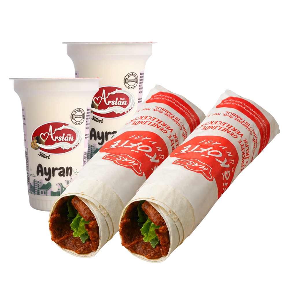 Çift Çiğ Köfte Dürüm Menü