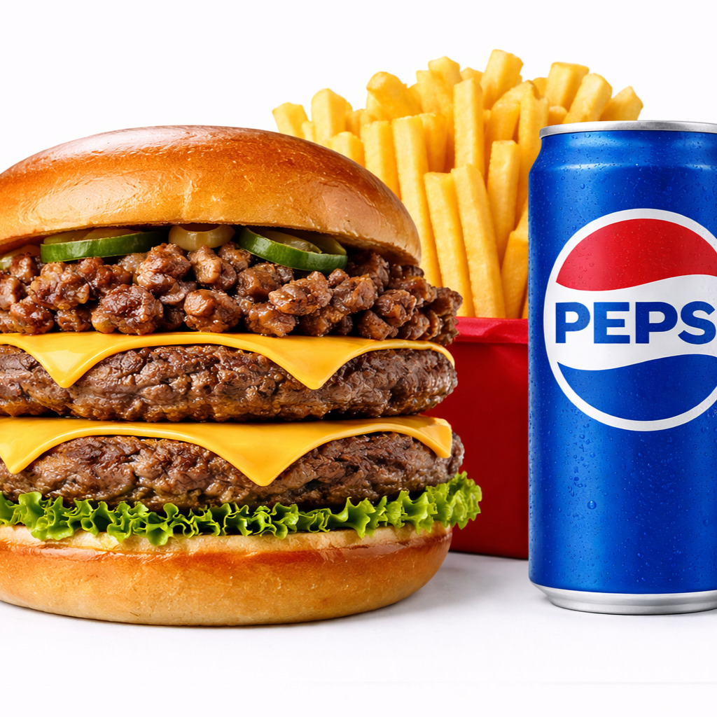 Dubleks Mr Special Burger Menü