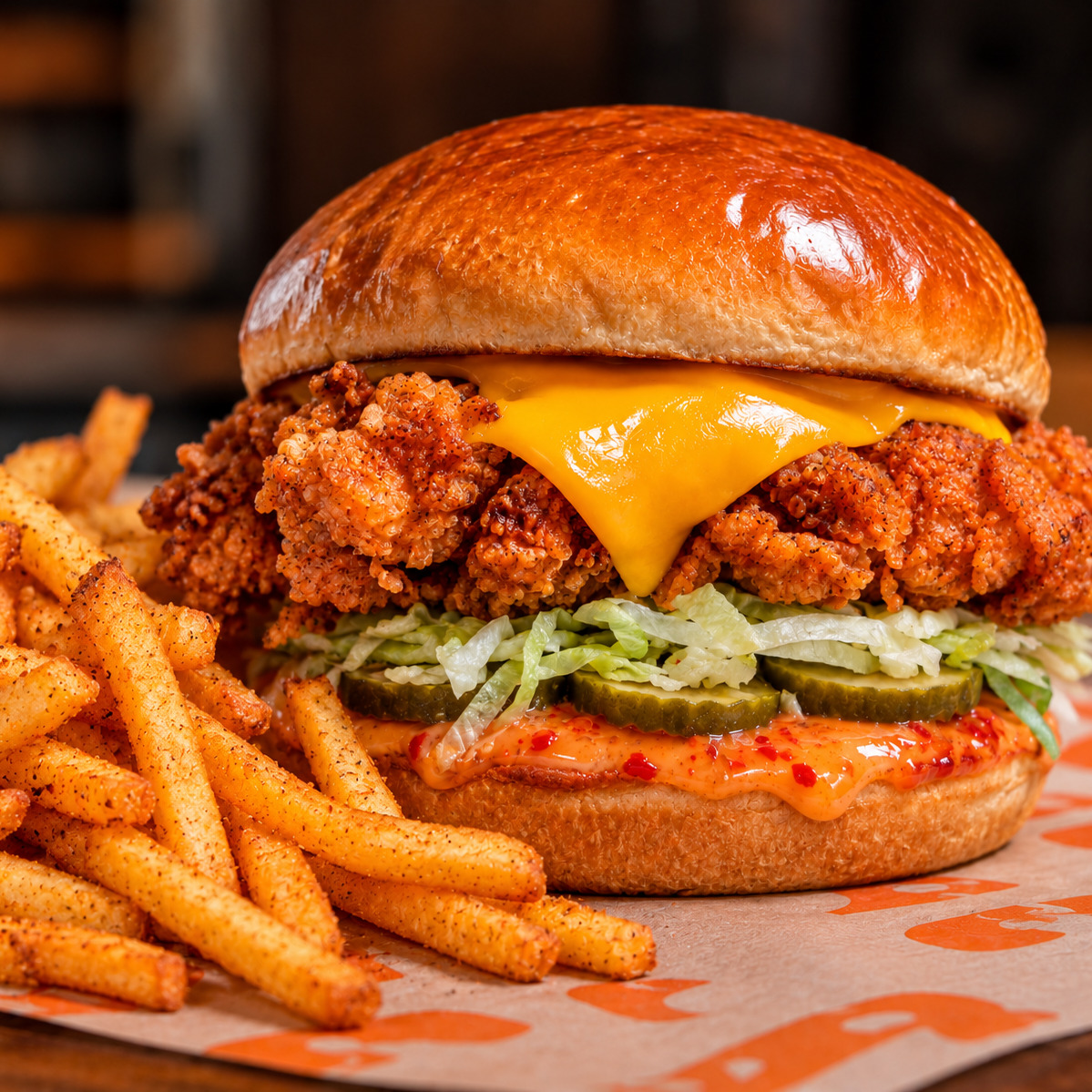 Sweet Chili V Burger