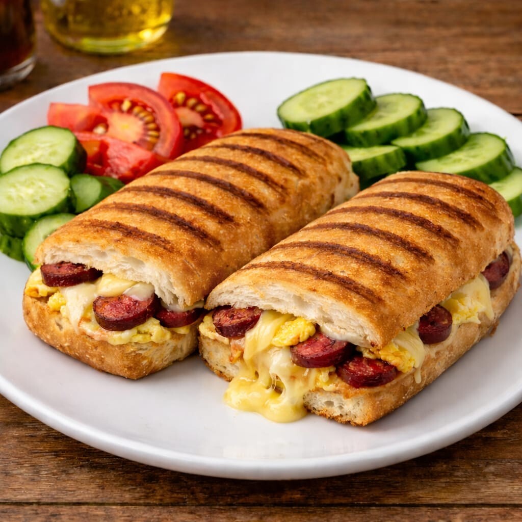 Tam Ekmek Kaşar Sucuk Yumurta Tost