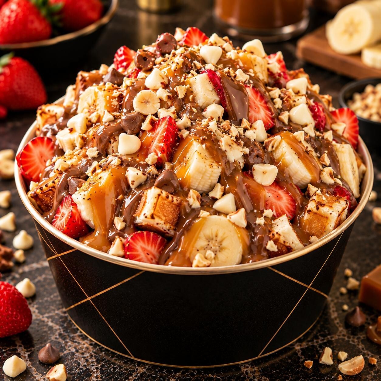 Karamelli Waffle Bowl