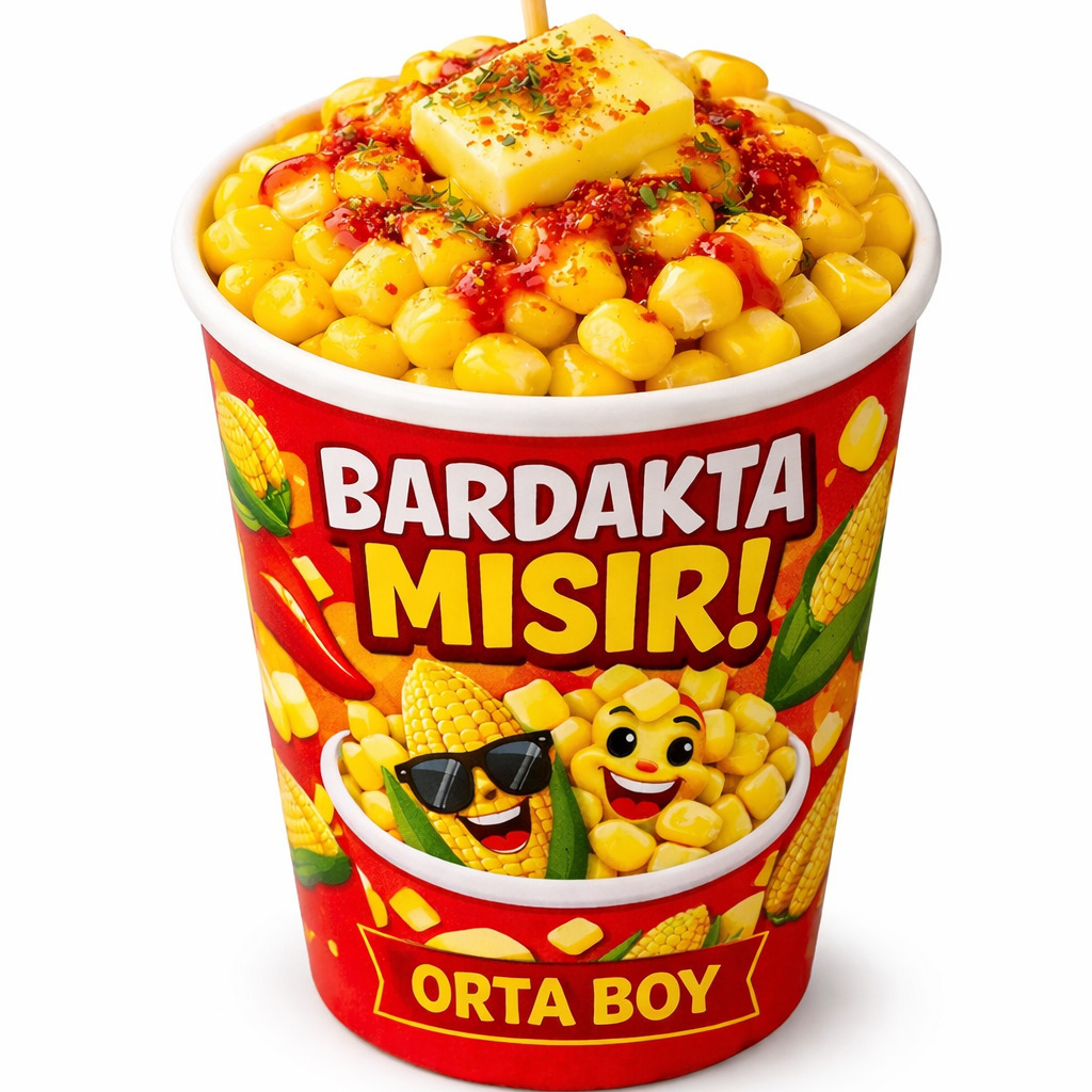 Bardakta Mısır (Orta Boy)