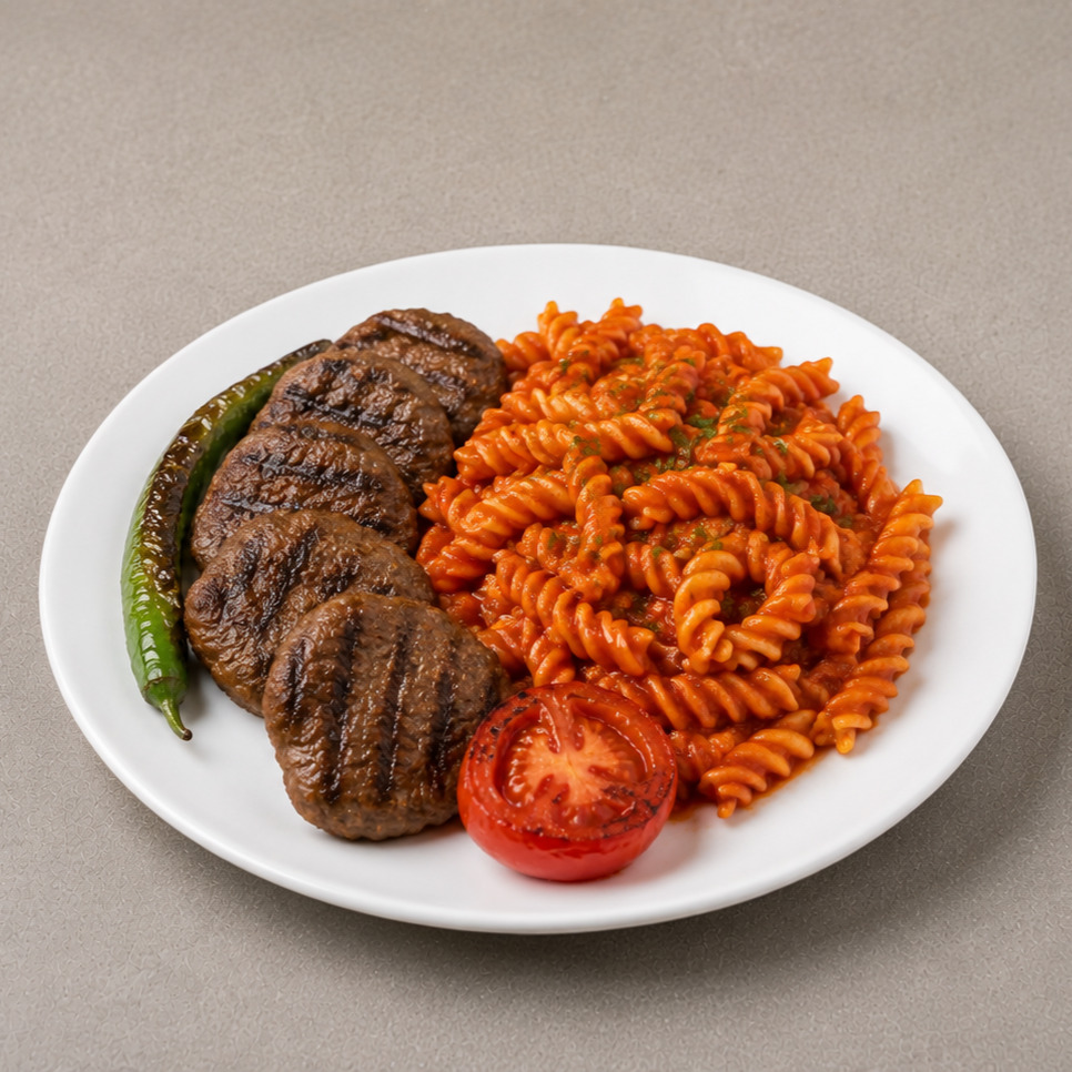 Izgara Köfte & Fusilli Napoliten