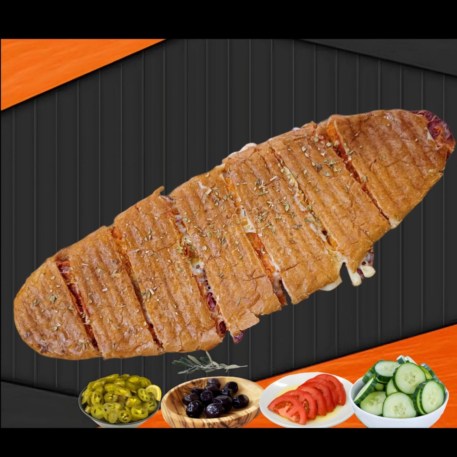Sanayi Usulü Baton Ekmek Karışık Tost