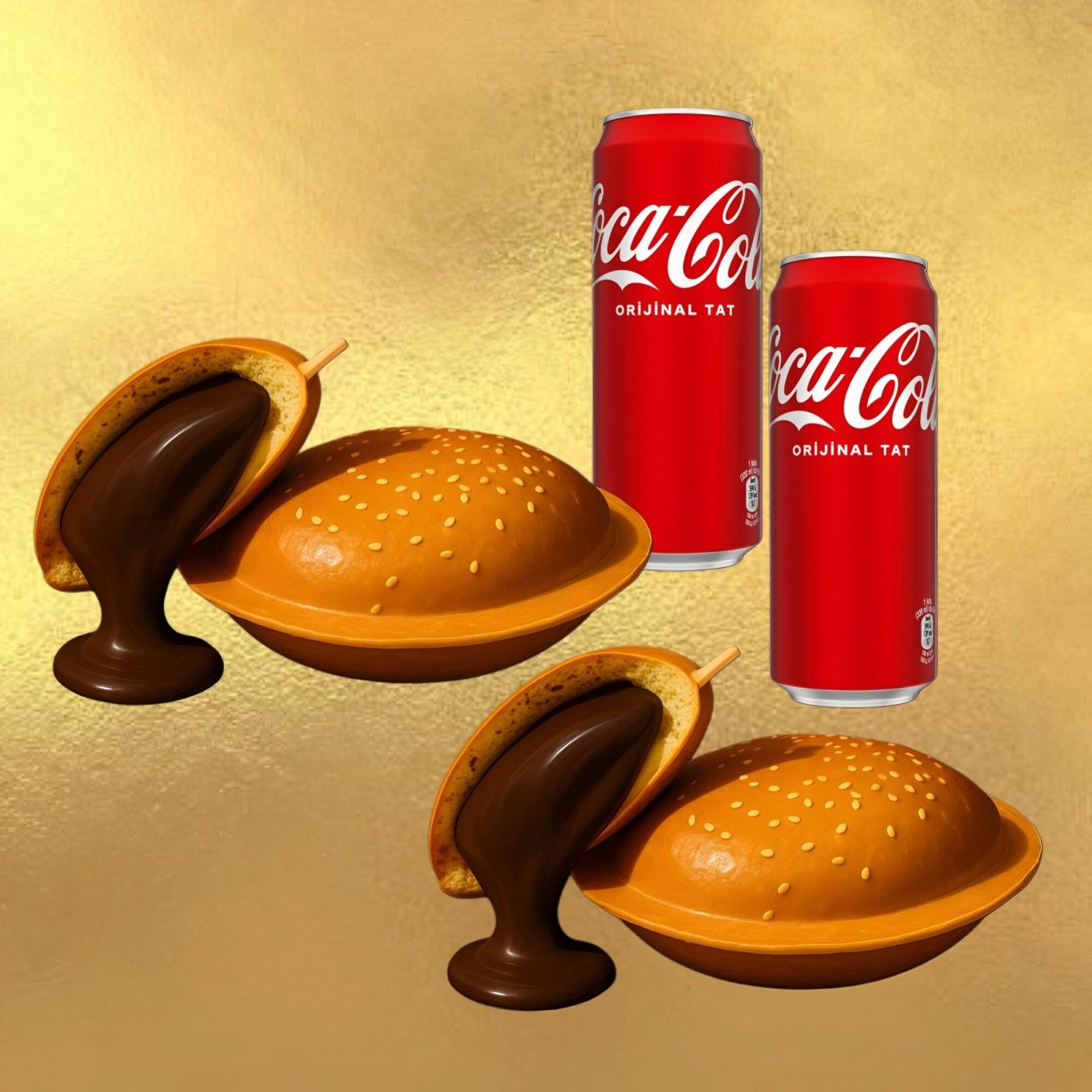 2 Adet Fashion Choko Style + 2 Adet Coca-cola 33 cl