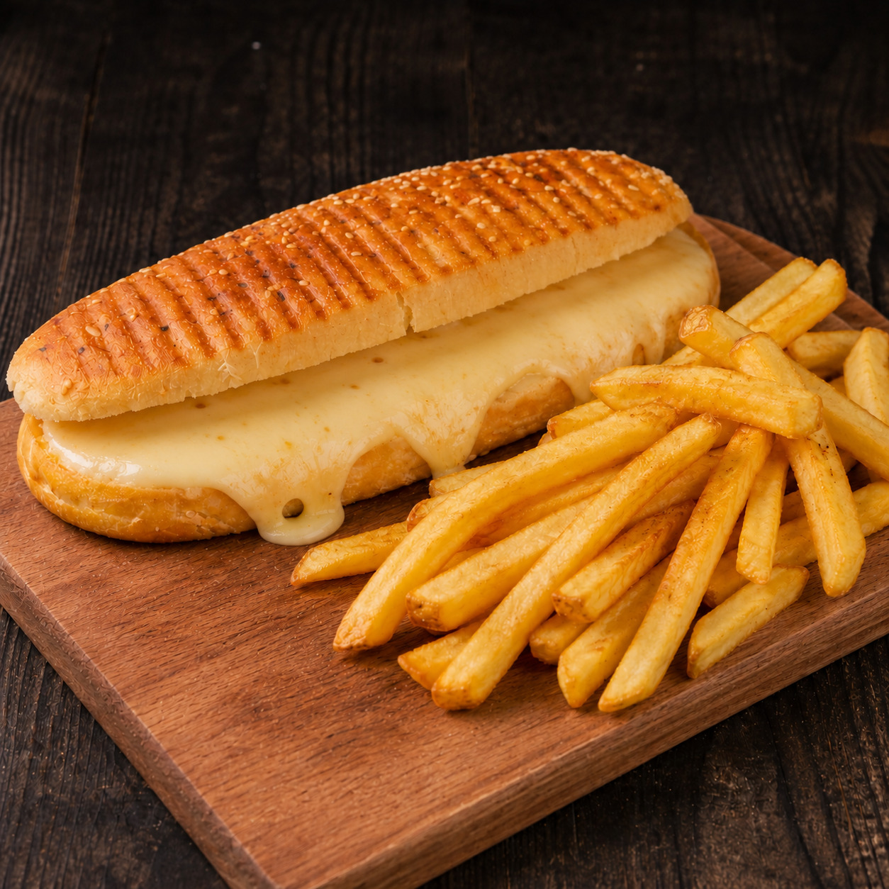 Tam Ekmek Kaşarlı Tost Menü