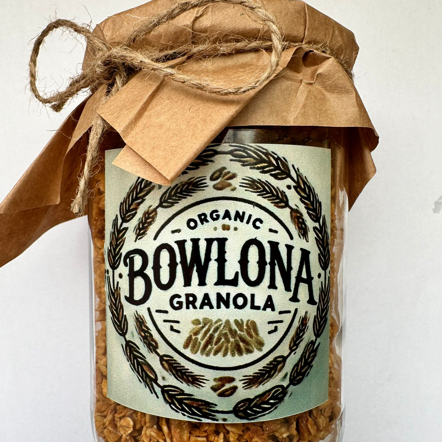Bowlona Granola - Organik Klasik Orta Kavanoz (300 Gr.)