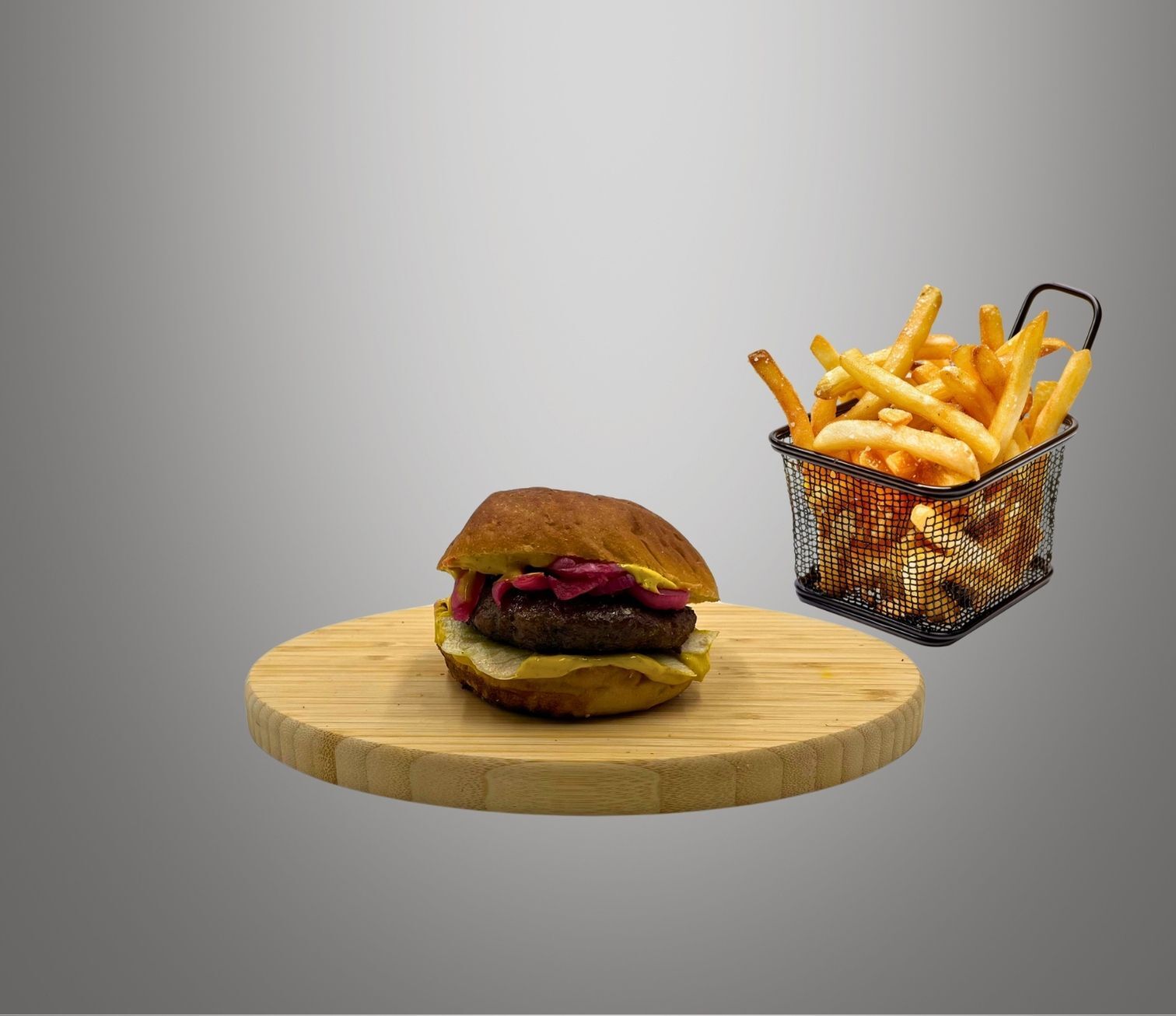 Ballı Hardal Burger Menü