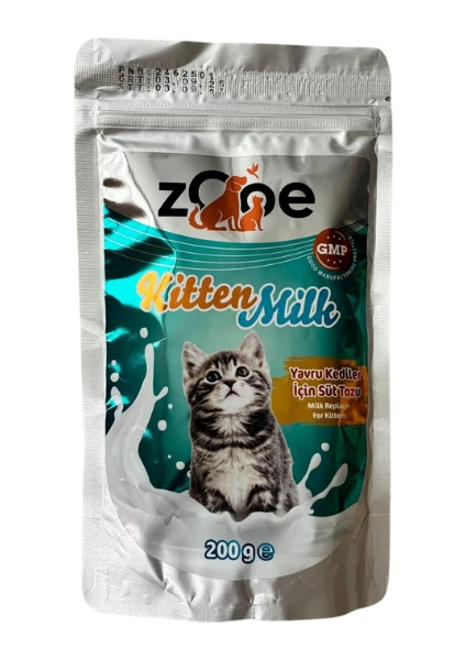 Zooe Kitten Milk Yavru Kediler İçin Süt Tozu 200 gr