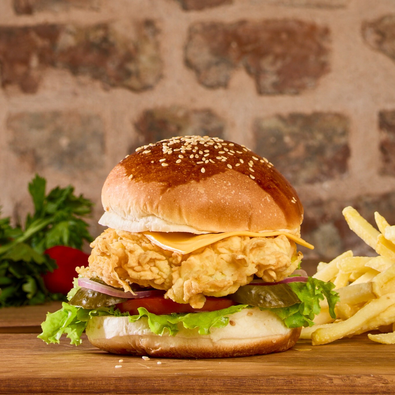 Chıken Cheese Burger