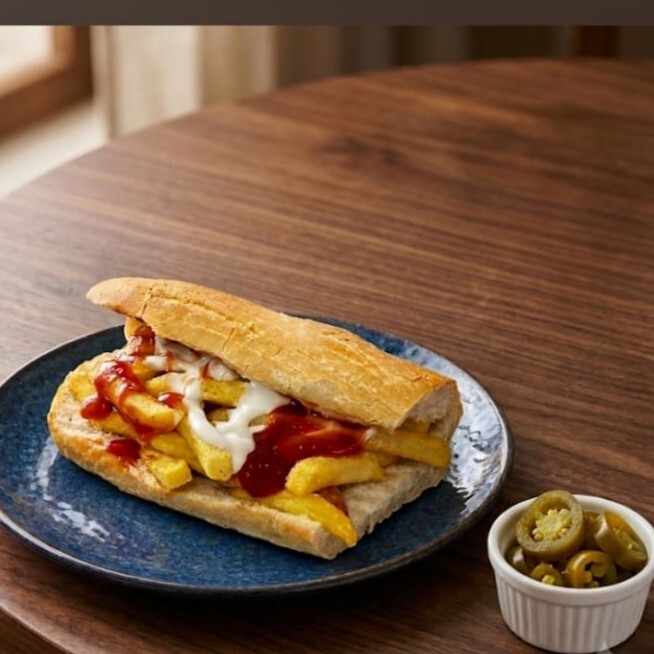 Üç çeyrek Ekmek Arası Patates Kızartması