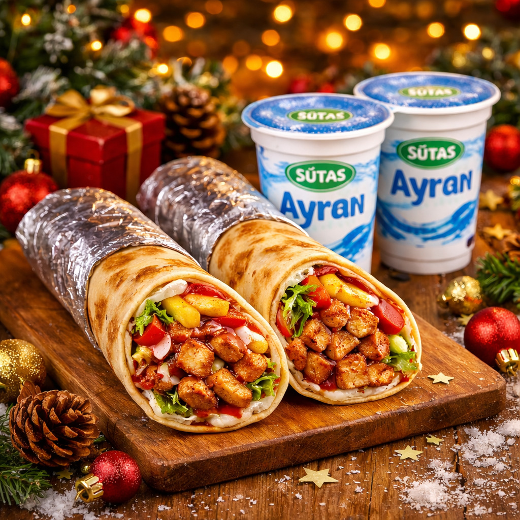 2 adet Tavuk Zurna & 2 Büyük Ayran & 1 Patates