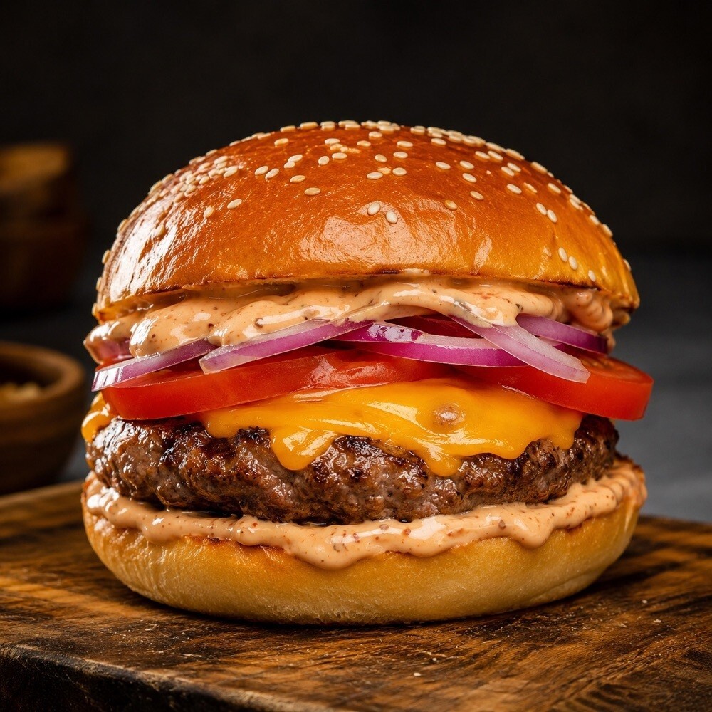 3 Adet Hamburger + 1 Lt Kola