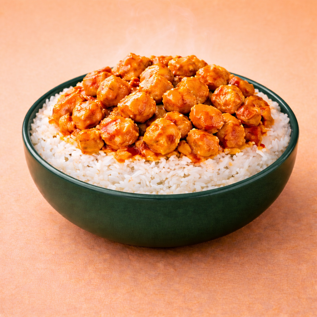 Sweet Chili Soslu Tavuklu Pilav