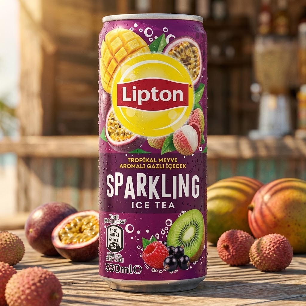 Lipton Ice Tea Sparkling Mango (330 ml)