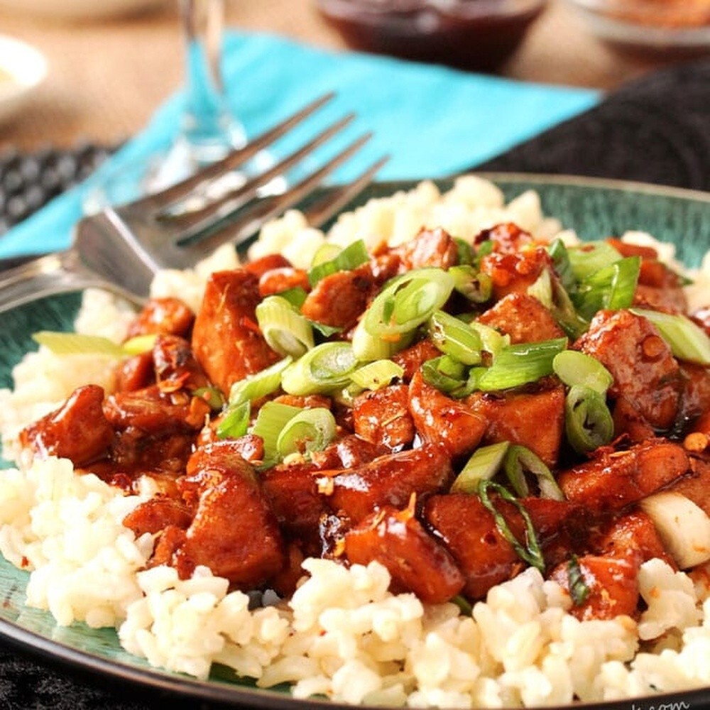 Barbekü Soslu Tavuk Pilav