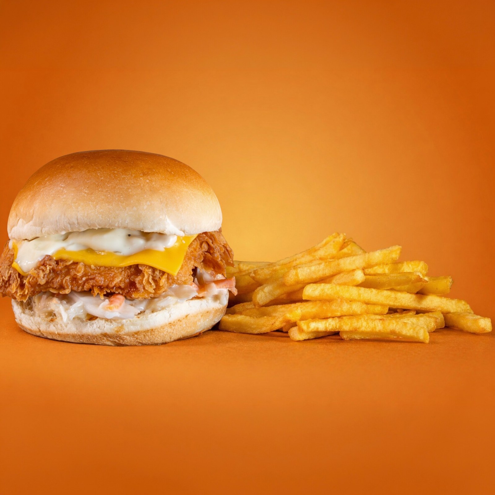 Crunchy Soslu Çıtır Tavuk Burger