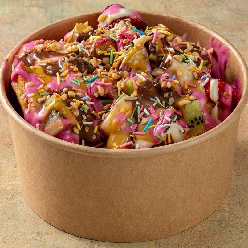 Çilek Patlaması Waffle (400 Gr)
