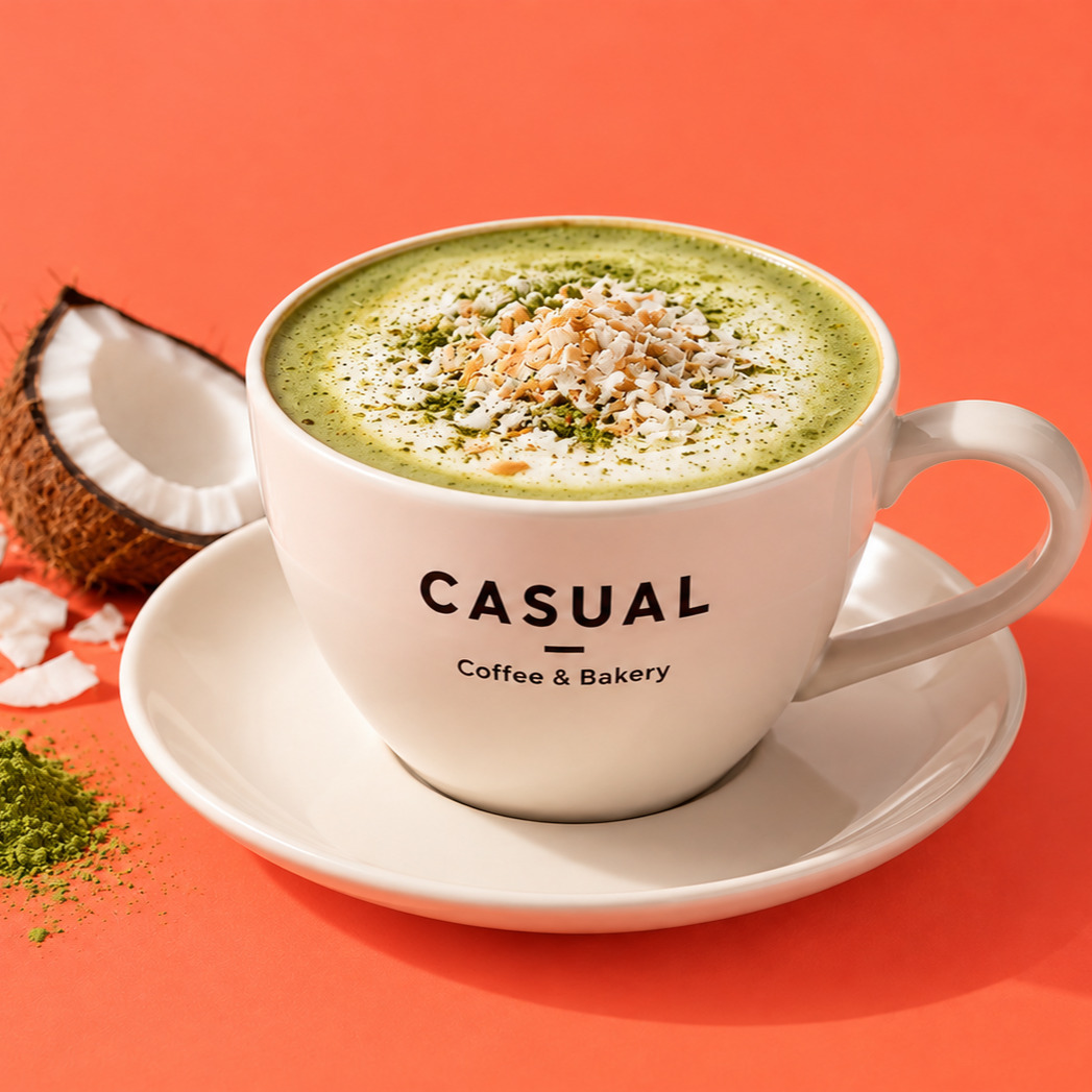 Coconut Matcha Latte (Sıcak)