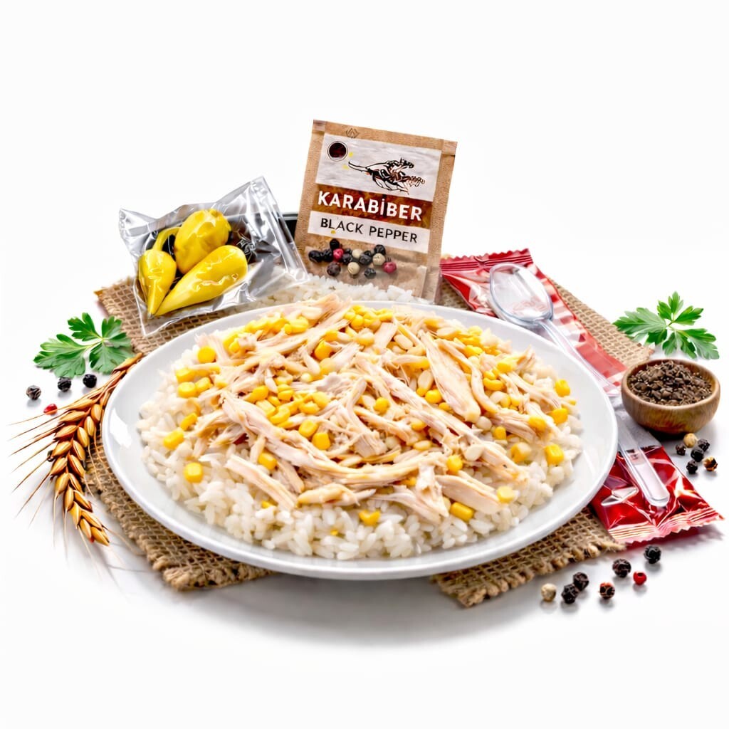 Tavuklu Mısırlı Pilav 400 Gr